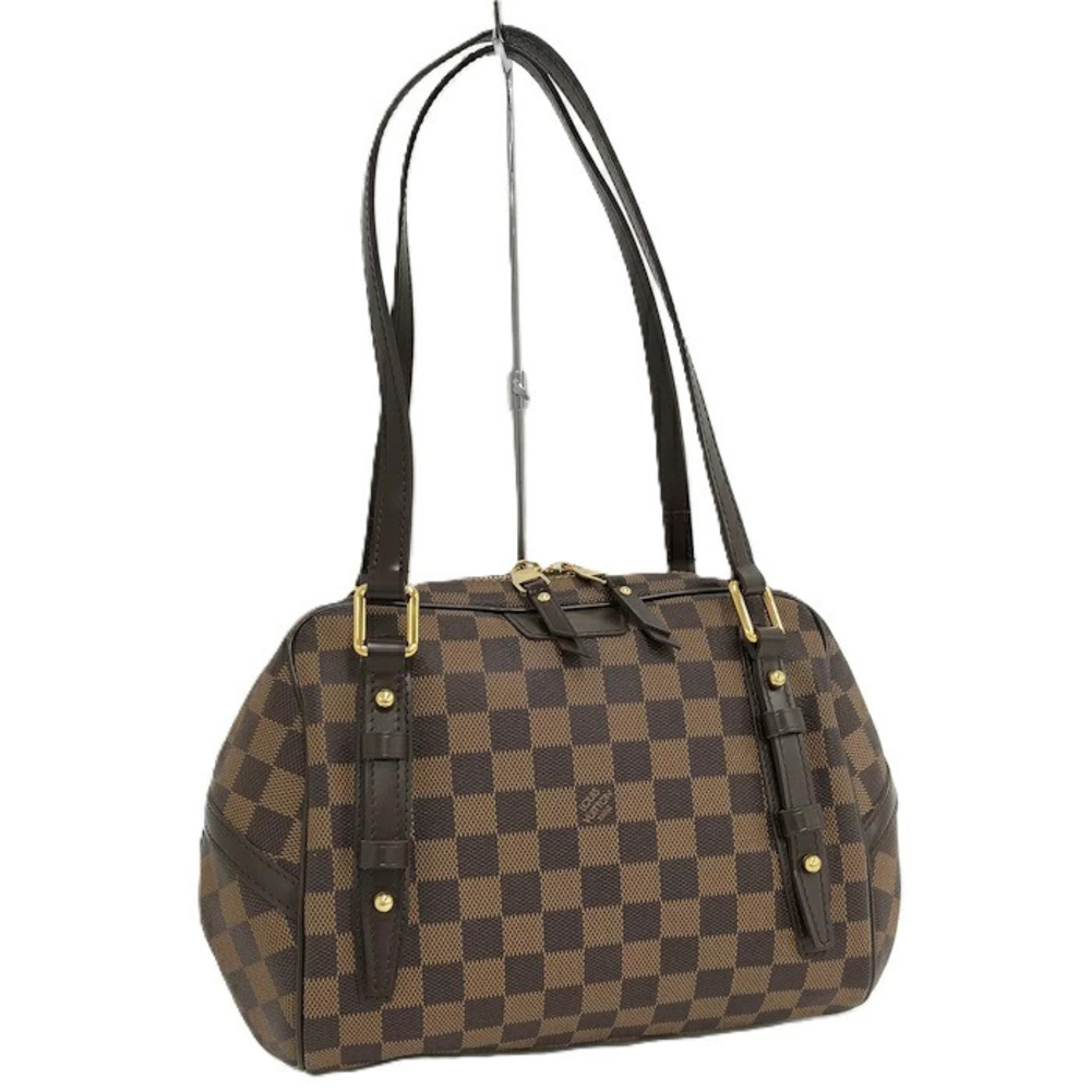 Louis Vuitton Rivington Shoulder Bag Damier Ebene Brown